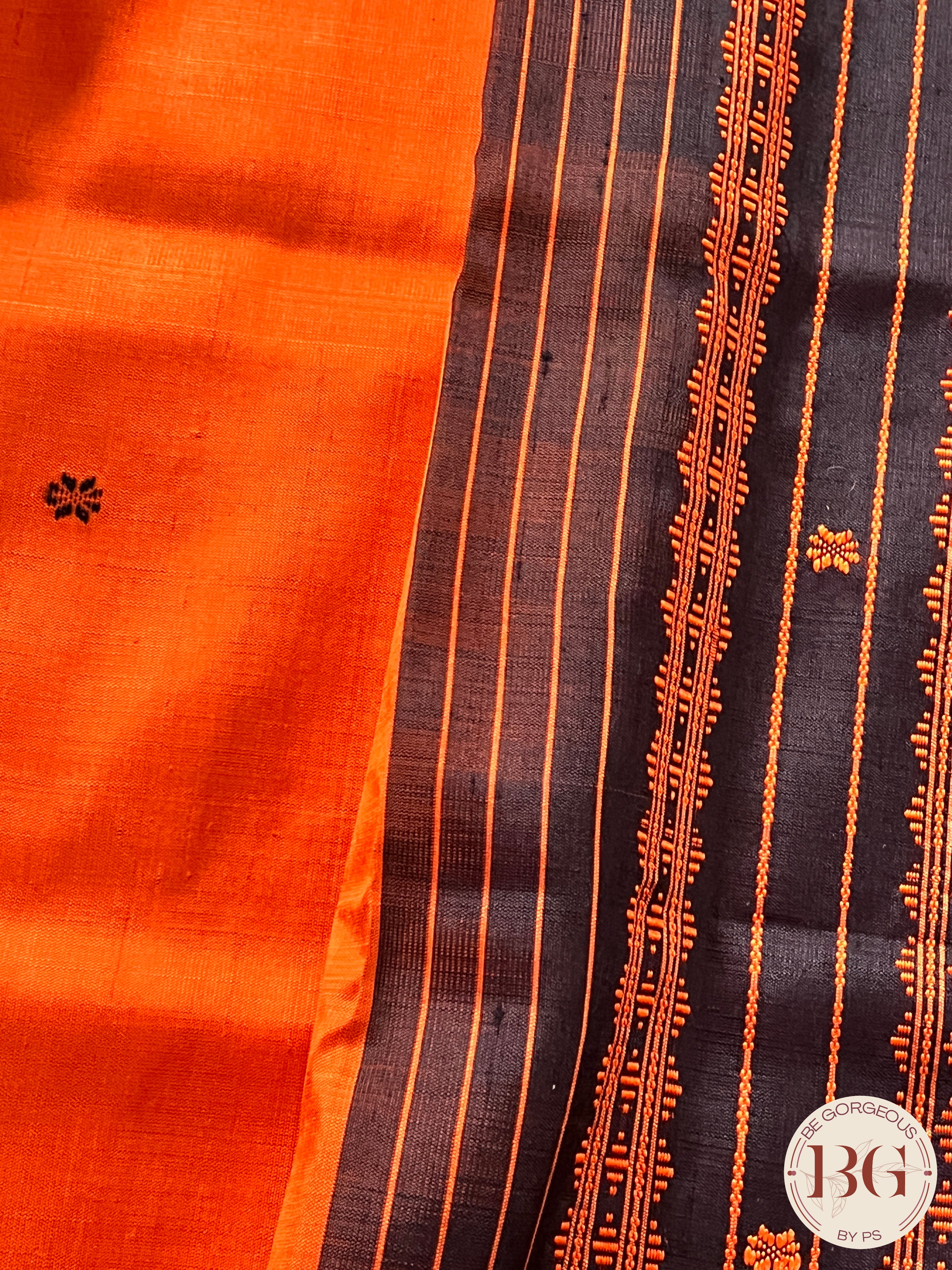 Buy online Women's Printed Orange Colored Saree from ethnic wear for Women  by Ethnic Odisha Handloom for ₹1799 at 14% off | 2024 Limeroad.com